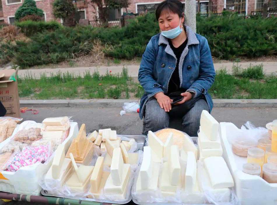 “倍儿纯的奶豆腐”