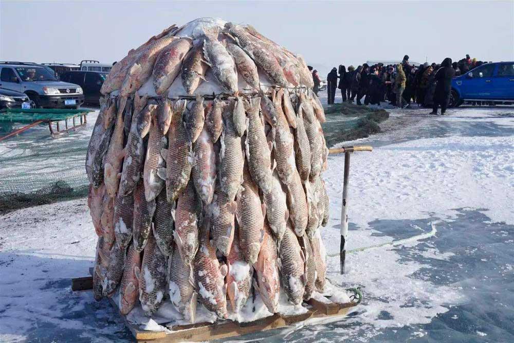 冬天的诺干湖
